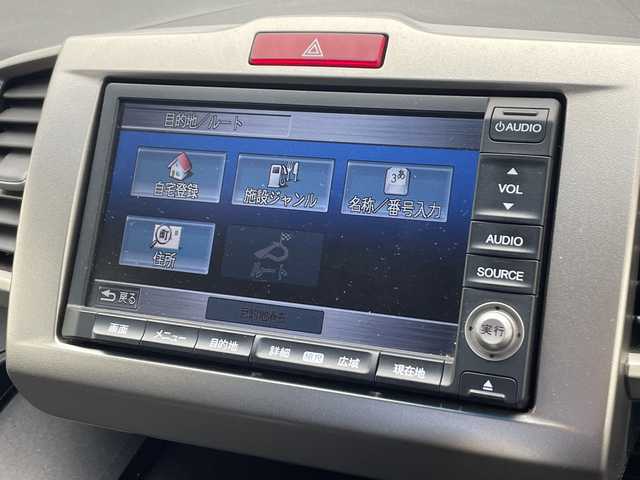 ホンダ フリード スパイク ハイブリット ジャストセレクション 千葉県 2012(平24)年 7.4万km スーパープラチナメタリック クルーズコントロール/純正メモリナビ/（ワンセグ/CD/DVD/FM/AM）/バックカメラ/アイドリングストップ/ETC/スマートキー/ステアリングスイッチ/両側パワースライドドア/純正フロアマット/キセノンヘッドライト