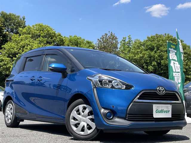 トヨタ シエンタ G 東京都 2017(平29)年 6.3万km コバルトブルーメタリック ワンオーナー/純正SDナビ（NSZT-W66T）//Bluetoothオーディオ/フルセグTV/DVD/バックカメラ/両側電動スライドドア/前席シートヒーター/Toyota Safety Sense/・プリクラッシュセーフティ/・レーンディパーチャーアラート/・オートマチックハイビーム/前後ドライブレコーダー/純正フロアマット/ETC/保証書/取扱説明書/スペアキー