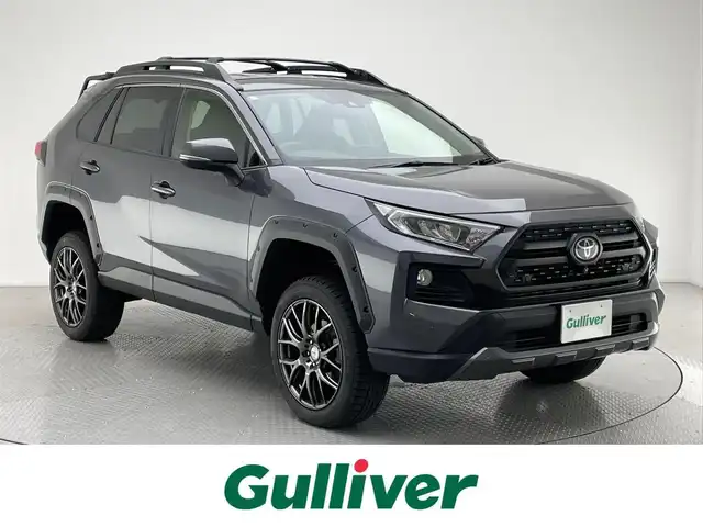 トヨタ ＲＡＶ４ アドベンチャー オフロードPKG 兵庫県 2020(令2)年 2.8万km ウォームグレーオパール 純正ディスプレイオーディオ/（AM/FM/BT）/バックカメラ/トヨタセーフティセンス/デジタルインナーミラー型ドラレコ/レザーシート/D/N席シートヒーター/ビルトインETC/ブラインドスポットモニター/LEDヘッドライト/オートライト/オートハイビーム/スペアキー1本/TRDアルミホイール