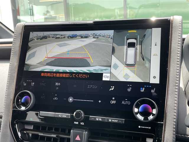 トヨタ アルファードハイブリット Z 香川県 2023(令5)年 3.6万km ブラック 登録時走行距離：35274km/メーカー純正ナビ/　BT フルセグTV/全方位カメラ/デジタルインナーミラー/ビルトインETC2.0/前後ドライブレコーダー/左右独立稼働型ムーンルーフ/両側パワースライドドア/パワーバックドア/ブラックレザーシート/パワーシート/シートベンチレーション/プリクラッシュセーフティシステム/レーンキープアシスト/レーダークルーズコントロール/クリアランスソナー/ブラインドスポットモニター/LEDヘッドライト/オートライト/オートハイビーム/フォグランプ/置くだけ充電/AC100V充電/電動シェード/オットマン/プッシュスタート/スマートキー/デジタルインナーミラー/パワーバックドア/2列目パワーシートヒーター＆クーラー/ステアリングヒーター/ビルトインETC/両側パワースライド連動スマートキー/前後ドライブレコーダー