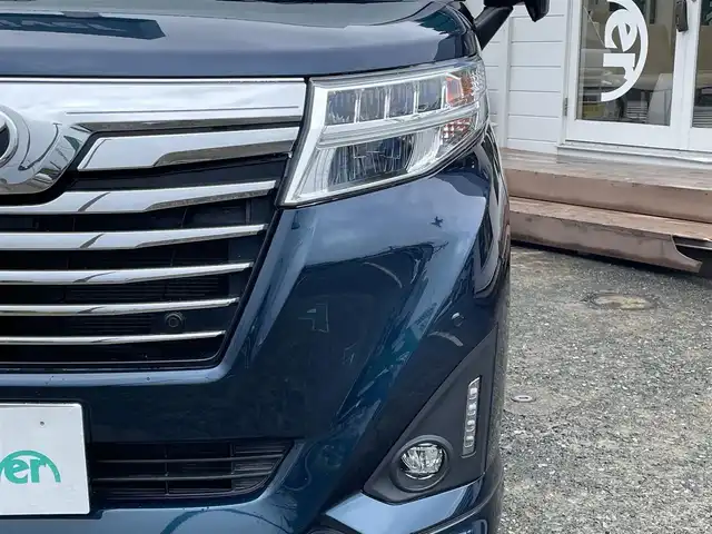 トヨタ ルーミー カスタムG 神奈川県 2019(令1)年 2万km レーザーブルークリスタルシャイン ワンオーナー/純正メモリナビ/　（CD・Bluetooth）/ワンセグTV/バックカメラ/両側パワースライドドア/LEDヘッドライト/LEDフォグライト/スマートアシスト/アイドリングストップ/コーナーセンサー/前方ドライブレコーダー/クルーズコントロール/スマートキー×2/保証書/取扱説明書