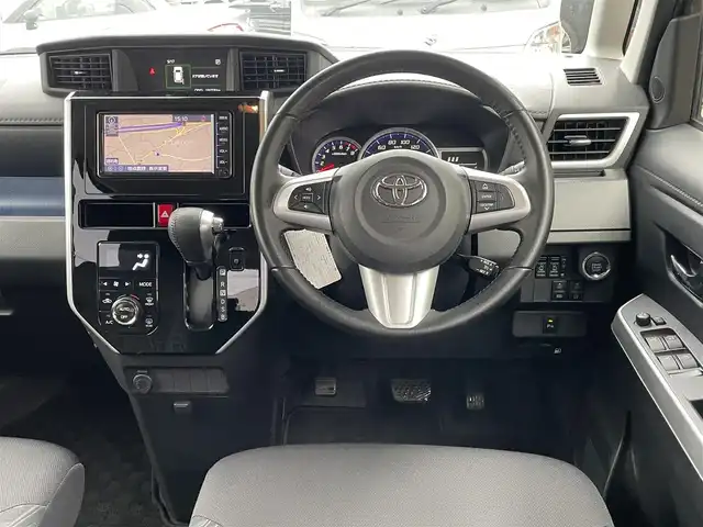 トヨタ ルーミー カスタムG 神奈川県 2019(令1)年 2万km レーザーブルークリスタルシャイン ワンオーナー/純正メモリナビ/　（CD・Bluetooth）/ワンセグTV/バックカメラ/両側パワースライドドア/LEDヘッドライト/LEDフォグライト/スマートアシスト/アイドリングストップ/コーナーセンサー/前方ドライブレコーダー/クルーズコントロール/スマートキー×2/保証書/取扱説明書
