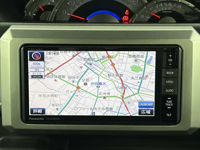 ダイハツ ウェイク G ターボ SA Ⅱ 愛知県 2016(平28)年 6.9万km オフビートカーキM 衝突被害軽減ブレーキ/SDナビ（CN-AS300WD）/フルセグテレビ/バックカメラ/ETC/両側電動スライドドア/アイドリングストップ/LEDヘッドライト/純正ア14インチアルミホイール/ターボ車/Bluetooth接続/ベンチシート/スマートキー