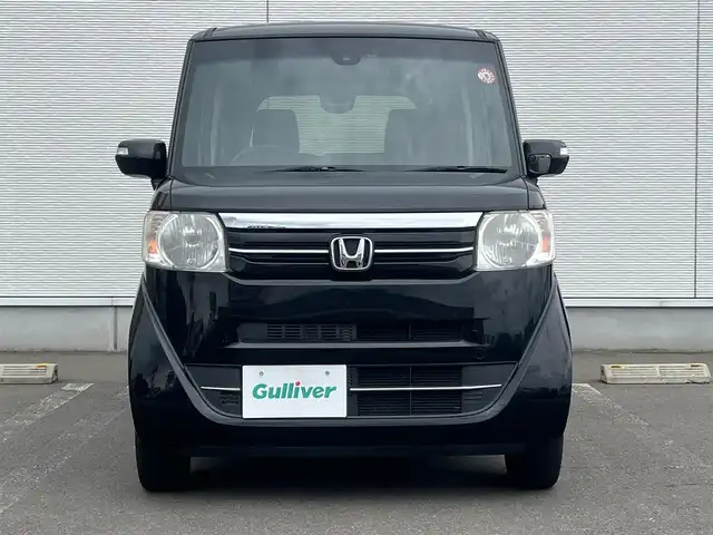 ホンダ Ｎ ＢＯＸ G Lパッケージ 秋田県 2016(平28)年 9.6万km スマートブラック ４WD/衝突軽減システム/片側パワスラ/純正ナビ/フルセグ/バックカメラ/社外アルミ/スマートキー/アイドリングストップ/プッシュスタート/前席シートヒーター/ステアリングスイッチ/ETC/純正エンジンスターター/社外フロアマット/オートライト/オートエアコン/パワーステアリング/パワーウィンドウ/横滑り防止/盗難防止装置/寒冷地仕様/レベライザー/電動格納ウィンカーミラー/保証書/取扱説明書/記録簿