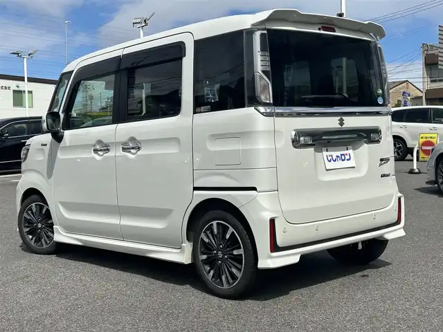 スズキ スペーシア カスタム HYBRID XS ターボ 愛知県 2018(平30)年 11万km ピュアホワイトP (株)IDOMが運営する【じしゃロン名古屋鳴海店】の自社ローン専用車両になりますこちらは現金またはオートローンご利用時の価格です。自社ローンご希望の方は別途その旨お申付け下さい/衝突軽減ブレーキ/レーンキープアシスト /SDナビ/フルセグTV/360°カメラ/両側パワースライドドア/スマートキー/ヘッドアップディスプレイ/ETC/純正15インチAW