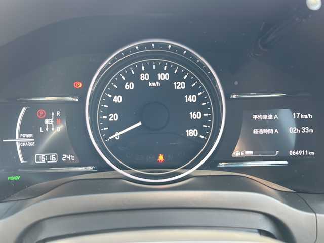 ホンダ ヴェゼル ハイブリッド Z ホンダセンシング 茨城県 2019(平31)年 6.5万km ミッドナイトブルービームM 純正SDナビ/Bluetooth/CD/DVD/フルセグテレビ/バックカメラ/クルーズコントロール/追従機能/LEDオートライト/シートヒーター/ハーフレザー/フロントワイパーデアイサー/ルーフレール/USBポート/プッシュスタート/スマートキー/ビルドインETC