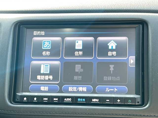 ホンダ ヴェゼル ハイブリッド Z ホンダセンシング 茨城県 2019(平31)年 6.5万km ミッドナイトブルービームM 純正SDナビ/Bluetooth/CD/DVD/フルセグテレビ/バックカメラ/クルーズコントロール/追従機能/LEDオートライト/シートヒーター/ハーフレザー/フロントワイパーデアイサー/ルーフレール/USBポート/プッシュスタート/スマートキー/ビルドインETC