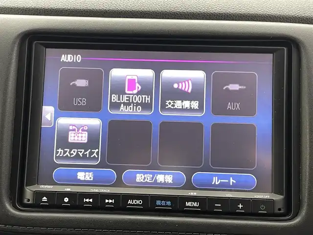 ホンダ ヴェゼル ハイブリッド Z ホンダセンシング 熊本県 2019(平31)年 6.5万km ミッドナイトブルービームM 純正SDナビVXM-195VFEC(Bluetooth/CD/DVD・フルセグ)/ドライブレコーダー/バックカメラ/クルーズコントロール/追従機能/ビルドインETC/前席シートヒーター/衝突軽減ブレーキ/レーンキープアシスト/横滑り防止/ハーフレザーシート/フロントワイパーデアイサー/ルーフレール/USBポート/オートライト/LEDオートライト/純正フロアマット/純正17インチAW/プッシュスタート/スマートキー/保証書/取扱説明書