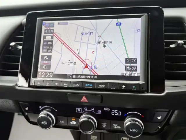 ホンダ フィット e:HEVリュクス 香川県 2020(令2)年 3.6万km プレミアムグラマラスブロンズP 純正8インチSDナビ/フルセグ/CD/DVD/Bluetooth/バックカメラ/純正16インチアルミ/LEDヘッドライト/ホンダセンシング/レーダークルーズコントロール/コーナーセンサー/ハーフレザーシート/前席シートヒーター/ドライブレコーダー/ハンドルヒーター/置くだけ充電/ETC