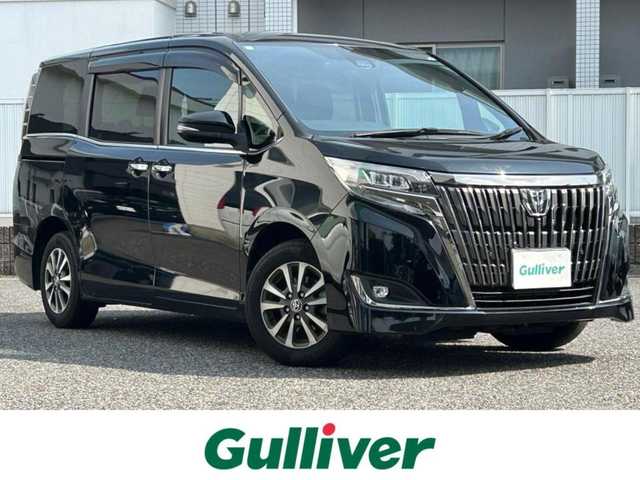 トヨタ エスクァイア Gi 愛知県 2020(令2)年 4.6万km ブラック ワンオーナー/社外メモリナビ(FM/AM/CD/DVD/BT/USB/iPod/AUX/HDMI/フルセグ)/トヨタセーフティーセンス/　・プリクラッシュセーフティー/　・レーンディーパーチャーアラート/　・オートマチックハイビーム/　・クルーズコントロール/クリアランスソナー・コーナーセンサー/ハーフレザーシート/シートヒーター/ヒートステアリング/両側パワースライドドア/防眩ミラー/LEDヘッドライト/フォグランプ/電動格納ミラー/純正フロアマット/ETC/アイドリングストップ/プッシュスタート/スマートキー・スペアキー1本/ステアリングリモコン/ABS/保証書