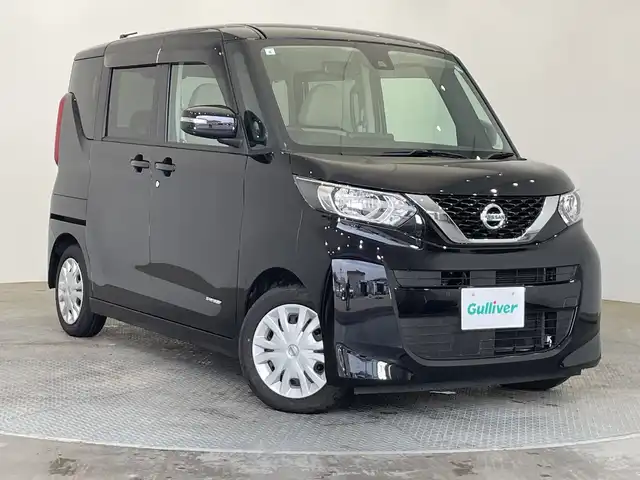 日産 ルークス X 栃木県 2021(令3)年 0.8万km ブラック バックカメラ/全方位カメラ/プロパイロット/・エマージェンシーブレーキ/・車線逸脱警報/・先行発進車お知らせ/・速度標識表示/・道路標識表示/・ソナー/・ふらつき警報/片側パワースライドドア/禁煙車/オートライト/LEDヘッドライト/スマートキー/プッシュスタート/アイドリングストップ/ステアリングスイッチ/電動格納ミラー