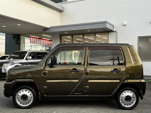 ダイハツ ネイキッド ターボ Gパッケージ 熊本県 2000(平12)年 8.7万km ダークオリーブマイカ ターボ/4WD/社外オーディオ/【Bluetooth/CD/AM/FM/AUX】/ポータブルナビ（CN-G1400VD）/ETC/革調シートカバー/14インチアルミホイール/純正フロアマット/ドアバイザー/リモコンキー