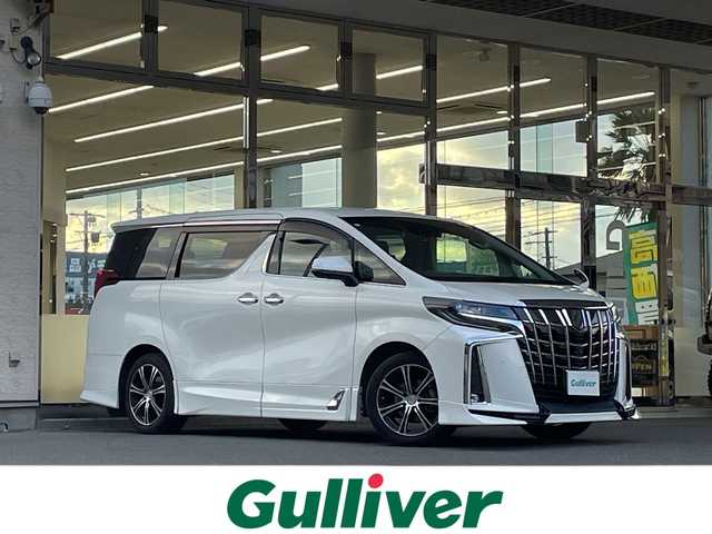 トヨタ アルファード S 福島県 2019(平31)年 7.3万km ホワイトパールクリスタルシャイン ＴＲＤフルエアロ　ＴＲＤアルミホイール　１オーナー　純正９インチナビ　バックカメラ　プリクラッシュ　ビルトインＥＴＣ　クリアランスソナー　クルーズコントロール　ドライブレコーダー　フルセグＴＶ