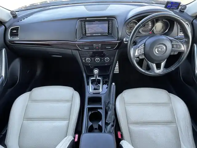 マツダ アテンザ セダン 25S Lパッケージ 島根県 2013(平25)年 6.1万km 黒 純正ナビ/Bluetooth/AFS/アイドリングストップ/プッシュスタート/ドアバイザー/ワンセグテレビ/ETC/シートヒーター/レーダークルーズコントロール/USB/横滑り防止装置/HID/BOSEサウンド+11スピーカー