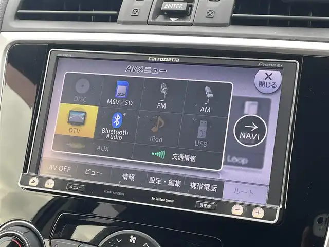 スバル レヴォーグ 1．6GT－S アイサイト 青森県 2014(平26)年 10.2万km ダークグレーメタリック 4WD/社外メモリナビ・フルセグTV/CD・DVD・Bluetooth・SD/バックカメラ/前席パワーシート/アイサイトver3/プリクラッシュブレーキ/追従クルーズコントロール/アクティブレーンキープ/サイド・カーテンエアバッグ/パドルシフト/ビルトインETC/純正フロアマット/LEDヘッドライト/フォグランプ/リアフォグランプ/純正18インチアルミ