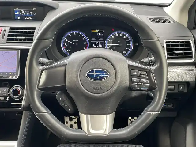スバル レヴォーグ 1．6GT－S アイサイト 青森県 2014(平26)年 10.2万km ダークグレーメタリック 4WD/社外メモリナビ・フルセグTV/CD・DVD・Bluetooth・SD/バックカメラ/前席パワーシート/アイサイトver3/プリクラッシュブレーキ/追従クルーズコントロール/アクティブレーンキープ/サイド・カーテンエアバッグ/パドルシフト/ビルトインETC/純正フロアマット/LEDヘッドライト/フォグランプ/リアフォグランプ/純正18インチアルミ