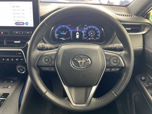 トヨタ ハリアー G 愛知県 2023(令5)年 1.3万km プラチナホワイトパールマイカ ワンオーナー/純正12.3インチナビ/USB/Miracast/Bluetooth/フルセグテレビ/バックカメラ/ドライブレコーダー/セーフティセンス/・プリクラッシュセーフティ/・レーダークルーズコントロール/・ロードサインアシスト/・ドライバー異常時対応システム/・横断歩行者検知機能/・緊急時操舵支援/・レーントレーシングアシスト/・アダプティブハイビーム/パーキングサポートブレーキ/ブラインドスポットモニター/パワーバックドア/ETC2.0/デジタルインナーミラー(ドラレコ付)/ハーフレザーシート/LEDヘッドライト