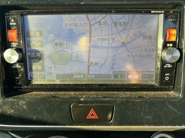 日産 デイズ ルークス ハイウェイスターX 長崎県 2014(平26)年 11.7万km クールシルバー 純正７インチSDナビ/ワンセグテレビ/DVD再生可/バックカメラ/ETC/純正アルミホイール/片側パワースライドドア