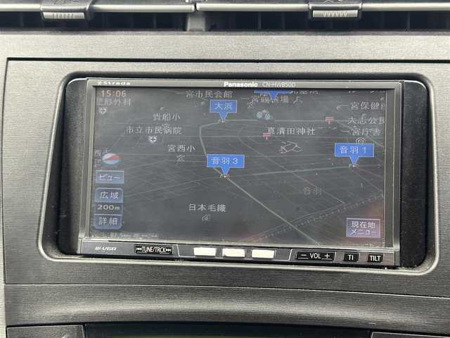 トヨタ プリウス S 愛知県 2009(平21)年 17万km ブラック Panasonicナビ　/(フルセグ／ＣＤ／ＤＶＤ)　/バックモニター　/横滑り防止　/ドラレコ付きデジタルインナーミラー　/ETC　/純正AW
