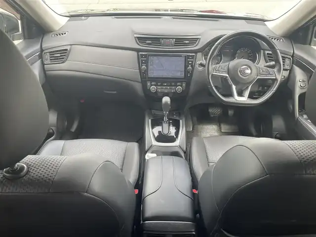日産 エクストレイル 20Xi 長野県 2018(平30)年 1.5万km ダイヤモンドブラック 純正ナビ/Bluetooth/フルセグテレビ（キャンセラー有）/ETC/全方位カメラ/電動リアゲート/コーナーセンサー前後/ブレーキオートホールド/電子制御パーキング/デジタルインナー/クルーズコントロール（追従機能有）/オートライト/スペアキー/保証書/取り扱い説明書/純正AW付サマータイヤ積込