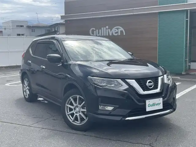 日産 エクストレイル 20Xi 長野県 2018(平30)年 1.5万km ダイヤモンドブラック 純正ナビ/Bluetooth/フルセグテレビ（キャンセラー有）/ETC/全方位カメラ/電動リアゲート/コーナーセンサー前後/ブレーキオートホールド/電子制御パーキング/デジタルインナー/クルーズコントロール（追従機能有）/オートライト/スペアキー/保証書/取り扱い説明書/純正AW付サマータイヤ積込