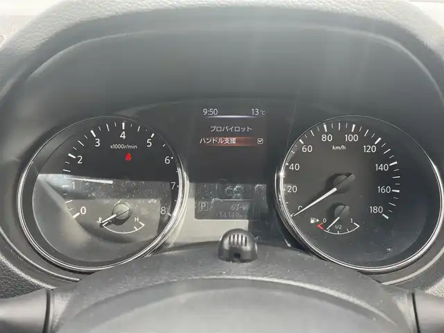 日産 エクストレイル 20Xi 長野県 2018(平30)年 1.5万km ダイヤモンドブラック 純正ナビ/Bluetooth/フルセグテレビ（キャンセラー有）/ETC/全方位カメラ/電動リアゲート/コーナーセンサー前後/ブレーキオートホールド/電子制御パーキング/デジタルインナー/クルーズコントロール（追従機能有）/オートライト/スペアキー/保証書/取り扱い説明書/純正AW付サマータイヤ積込