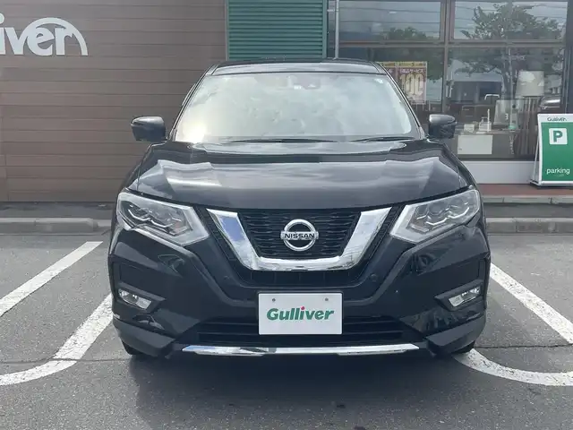 日産 エクストレイル 20Xi 長野県 2018(平30)年 1.5万km ダイヤモンドブラック 純正ナビ/Bluetooth/フルセグテレビ（キャンセラー有）/ETC/全方位カメラ/電動リアゲート/コーナーセンサー前後/ブレーキオートホールド/電子制御パーキング/デジタルインナー/クルーズコントロール（追従機能有）/オートライト/スペアキー/保証書/取り扱い説明書/純正AW付サマータイヤ積込