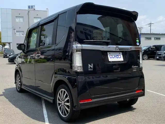 ホンダ Ｎ ＢＯＸ カスタム ターボ SSパッケージ 福井県 2015(平27)年 7.3万km プレミアムゴールドパープルパール (株)IDOMが運営する【じしゃロン福井店】の自社ローン専用車両になりますこちらは現金またはオートローンご利用時の価格です。自社ローンご希望の方は別途その旨お申付け下さい/純正8インチナビ/フルセグTV・DVD・BT/バックカメラ/両側パワースライドドア/ドライブレコーダー/クルーズコントロール/CTBA/革巻きステアリング/HID/ETC