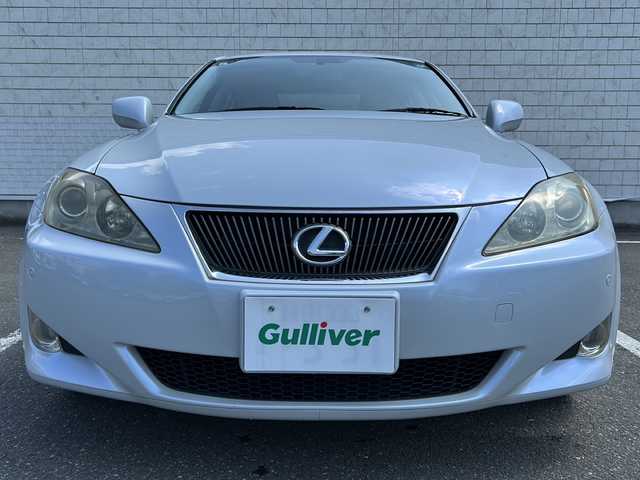 レクサス ＩＳ 250 バージョンL 秋田県 2007(平19)年 7.5万km ブルーイッシュパールクリスタルシャイン ・４WD/・寒冷地仕様/・純正ナビ/・バックカメラ/・ETC/・プッシュスタート/・MTモード付AT/・スマートキー/・クルーズコントロール/・D席＋N席パワーシート/・D席＋N席シートヒーター/・D席＋N席シートクーラー/・前後コーナーセンサー/・サンルーフ/・冬タイヤ積込