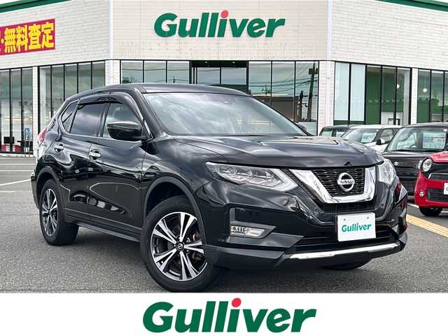 日産 エクストレイル 20X 鳥取県 2018(平30)年 3.3万km ダイヤモンドブラック ４・W・D/ワンオーナー/純正ナビ/TV/CD/BT/バックカメラ/エマージェンシーブレーキ/LEDヘットライト/純正18インチアルミホイール/プッシュエンジンスタート/４WD切替スイッチ/パワーバックドア/合皮レザーシート/アイドリングストップ/スペアキーｘ１/社外アルミスタットレスセット積込/（タイヤ溝　6-7分山）/フロアマット・バイザー