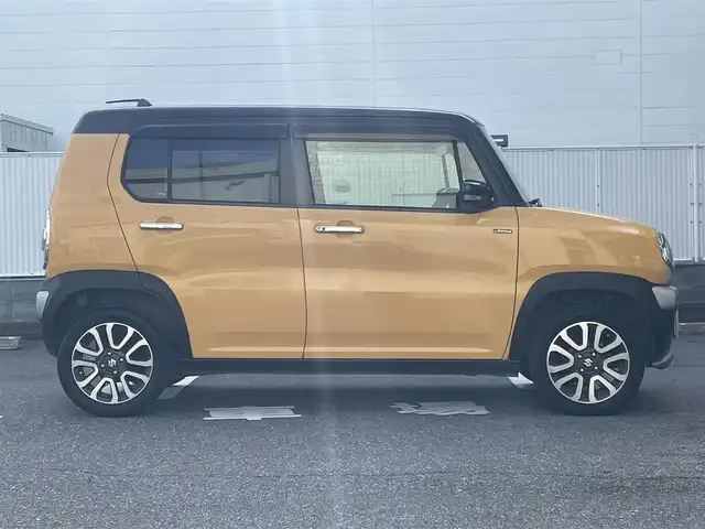 スズキ ハスラー Jスタイル Ⅱ 群馬県 2016(平28)年 7.5万km アクティブイエロー/ブラック2トーンルーフ プッシュスタート/純正ナビ（フルセグ/CD/DVD/AUX/BT）/アラウンドビューモニター/LEDオートライト/ハーフレザーシート/シートヒーター/純正15インチアルミホイール/ステアリングスイッチ/アイドリングストップ/スマートキー/保証書・取扱説明書