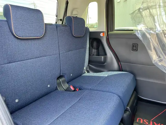 ダイハツ ムーヴ キャンバス セオリー G 石川県 2024(令6)年 0.3万km ファイアークォーツレッドM 純正ディスプレイオーディオ/フルセグTV/バックカメラ/LEDヘッドライト/レーダーブレーキ/スマートキー/プッシュスタート/電動ミラー/両側パワースライドドア/シートヒーター/HDMI端子/保証書