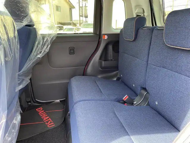 ダイハツ ムーヴ キャンバス セオリー G 石川県 2024(令6)年 0.3万km ファイアークォーツレッドM 純正ディスプレイオーディオ/フルセグTV/バックカメラ/LEDヘッドライト/レーダーブレーキ/スマートキー/プッシュスタート/電動ミラー/両側パワースライドドア/シートヒーター/HDMI端子/保証書