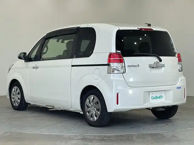トヨタ スペイド F クイーンⅢ 栃木県 2018(平30)年 5.2万km ホワイトパールクリスタルシャイン 純正メモリナビ/（CD/フルセグTV/Bluetooth/SD）/ETC/片側パワースライドドア/禁煙車/オートライト/HIDヘッドライト/横滑り防止装置/スマートキー/プッシュスタート/アイドリングストップ/純正フロアマット/ウィンカーミラー/メッキミラー/ドアバイザー
