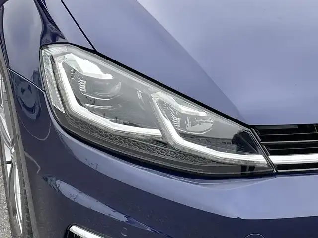 フォルクスワーゲン ゴルフ TSI ハイライン マイスター 栃木県 2020(令2)年 4.6万km 紺 黒革シート　/純正ナビ　/CD/DVD/Blutooth　/バックカメラ　/エマージェンシーブレーキ　/レーンキープアシスト　/アダクティブクルーズコントロール　/ブラインドスポットディテクション　/エレクトロニックパーキングブレーキ　/パーキングアシスト　/前後コーナーセンサー　/ETC2.0　/前席シートヒーター　/スペアキー1本