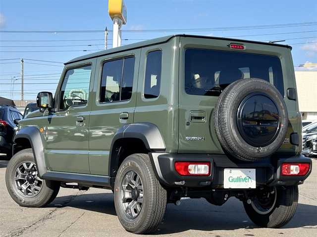 スズキ ジムニー ノマド FC 道東・釧路十勝 2025(令7)年 0.1千km Ｄグリーン 未使用/ワンオーナー/4WD/デュアルカメラブレーキサポート/・衝突被害軽減ブレーキ/・後退時ブレーキサポート/・誤発進抑制機能/・後方誤発進抑制機能/・アクティブクルーズコントロール/ステアリングスイッチ/アイドリングストップ/スマートキー/スペアキー/シートヒーター（D+N席）/背面タイヤ/純正AWサマータイヤ/横滑り防止装置/コーナーセンサー/レーンキープアシスト/オートライト/ダウンヒルアシストコントロール/純正LEDヘッドライト/保証書/取扱説明書/記録簿