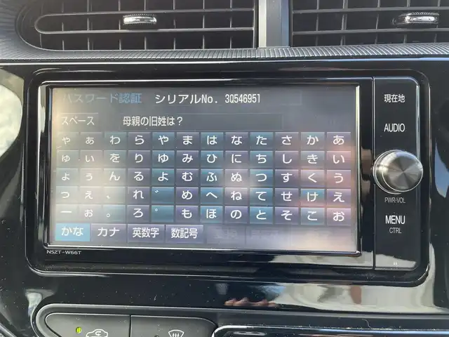 トヨタ アクア S スタイルブラック 岡山県 2018(平30)年 5.8万km ブラックマイカ 登録時走行距離57685km/社外7インチナビ/フルセグTV(AM.FM.CD.DVD.TV.BT)/バックカメラ/ドライブレコーダー/ETC/クリアランスソナー/衝突軽減ブレーキ/レーンキープアシスト/オートライト/オートマチックハイビーム/アイドリングストップ/純正フロアマット