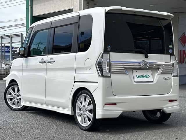 ダイハツ タント カスタム RS トップED SAⅡ 茨城県 2016(平28)年 5.7万km パールホワイトⅢ 純正ＳＤナビ/バックカメラ/ＥＴＣ/フルセグＴＶ/Ｂｌｕｅｔｏｏｔｈ/ＣＤ/ＤＶＤ　/コーナーセンサー/ＬＥＤヘッドライト/両側パワースライドドア/純正フロアマット/純正アルミホイール/ドアバイザー