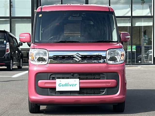 スズキ スペーシア HYBRID X 青森県 2020(令2)年 3.8万km チアフルピンクM ・4WD/・衝突軽減ブレーキ/・レーンキープアシスト/・両側パワースライドドア/・社外SDナビ/・フルセグTV/・Bluetooth/・USB端子/・全方位カメラ/・前後ドライブレコーダー/・スマートキー/・プッシュスタート/・オートライト/・純正LEDヘッドライト/・純正14AW/・ETC