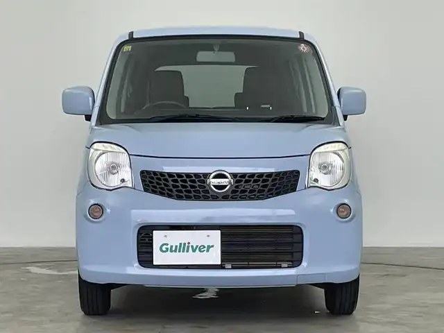 日産 モコ S 群馬県 2013(平25)年 6.3万km エアブルーメタリック 禁煙車　社外ナビ　バックカメラ　ワンセグ　ＣＤ再生機能　ドライブレコーダー　アイドリングストップ　リモコンキー　横滑り防止装置　ＡＢＳ　ヘッドライトレベライザー　パワーステアリング　パワーウィンドウ