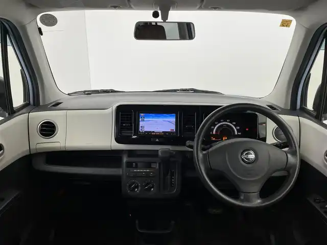 日産 モコ S 群馬県 2013(平25)年 6.3万km エアブルーメタリック 禁煙車　社外ナビ　バックカメラ　ワンセグ　ＣＤ再生機能　ドライブレコーダー　アイドリングストップ　リモコンキー　横滑り防止装置　ＡＢＳ　ヘッドライトレベライザー　パワーステアリング　パワーウィンドウ