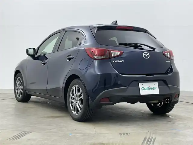 マツダ デミオ 岡山県 2016(平28)年 2.3万km ディープクリスタルブルーマイカ 純正ナビ　/シートヒーター　/ＬＥＤヘッドライト　/ＥＴＣ　/クルーズコントロール　/ブラインドスポットモニター　/フルセグ　/Ｂｌｕｅｔｏｏｔｈ　/スマートキー　/アイドリングストップ　/オートライト　/フォグライト/禁煙車/ヘッドアップディスプレイ/パドルシフト
