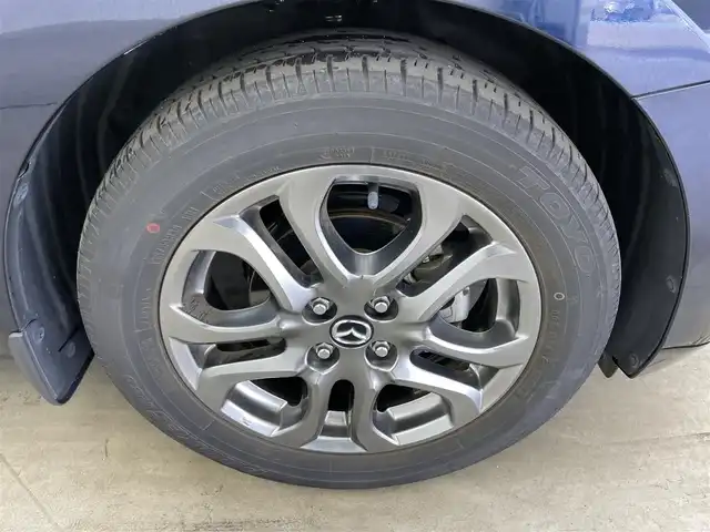 マツダ デミオ 岡山県 2016(平28)年 2.3万km ディープクリスタルブルーマイカ 純正ナビ　/シートヒーター　/ＬＥＤヘッドライト　/ＥＴＣ　/クルーズコントロール　/ブラインドスポットモニター　/フルセグ　/Ｂｌｕｅｔｏｏｔｈ　/スマートキー　/アイドリングストップ　/オートライト　/フォグライト/禁煙車/ヘッドアップディスプレイ/パドルシフト