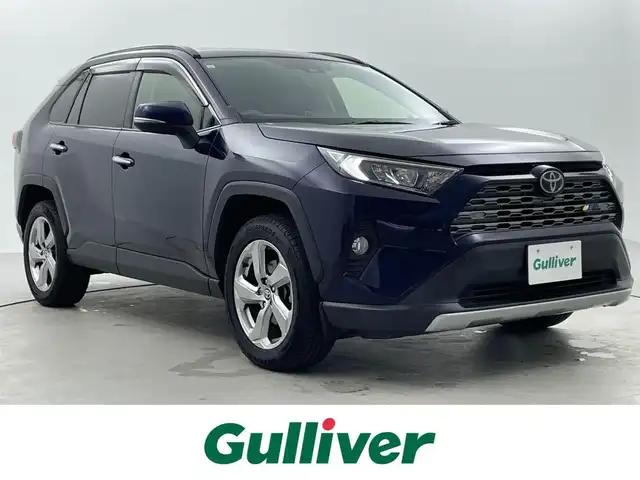 トヨタ ＲＡＶ４ G 福井県 2019(令1)年 5.8万km ダークブルーマイカ 純正9インチ型ディーラーオプションナビ/CD/DVD/BT/フルセグ/バックカメラ/ブラインドスポットモニター/レーダークルーズコントロール/レーンキープアシスト/衝突被害軽減システム/横滑り防止装置/ステアリングリモコン/オートライト/オートハイビーム/LEDヘッドライト/フォグランプ/シートヒーター/ステアリングヒーター/オートホールド/電子パーキング