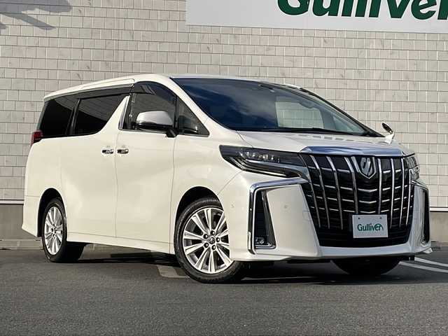 トヨタ アルファード S 山形県 2018(平30)年 6.9万km ホワイトパールクリスタルシャイン 禁煙車/Toyota Safety Sense P/・プリクラッシュセーフティ/・レーンディパーチャーアラート/・オートマチックハイビーム/・レーダークルーズコントロール/ブラインドスポットモニター/純正ナビ(CD.DVD.BT.SD.USB.AUX)/バックカメラ/フルセグ/JBLサウンド/純正フリップダウンモニター/両側パワースライドドア/ビルトインETC2.0/パーキングアシスト/クリアランスソナー/電動パーキングブレーキ/オートホールド/LEDヘッドライト/スタッドレスタイヤ積込み（AW付）