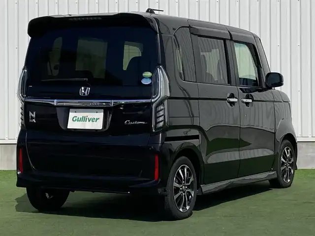ホンダ Ｎ ＢＯＸ カスタム G L ホンダセンシング 香川県 2019(令1)年 4.2万km プレミアムグラマラスブロンズP 登録時走行距離：41119km/ディーラー純正ナビ/　CD DVD BT フルセグTV/バックカメラ/パワースライドドア/衝突被害軽減装置/レーンキープアシスト/レーダークルーズコントロール/横滑り防止装置/LEDヘッドライト/オートライト/フォグランプ/ビルトインETC/ステアリングスイッチ/プッシュスタート/スマートキー