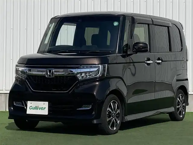 ホンダ Ｎ ＢＯＸ カスタム G L ホンダセンシング 香川県 2019(令1)年 4.2万km プレミアムグラマラスブロンズP 登録時走行距離：41119km/ディーラー純正ナビ/　CD DVD BT フルセグTV/バックカメラ/パワースライドドア/衝突被害軽減装置/レーンキープアシスト/レーダークルーズコントロール/横滑り防止装置/LEDヘッドライト/オートライト/フォグランプ/ビルトインETC/ステアリングスイッチ/プッシュスタート/スマートキー