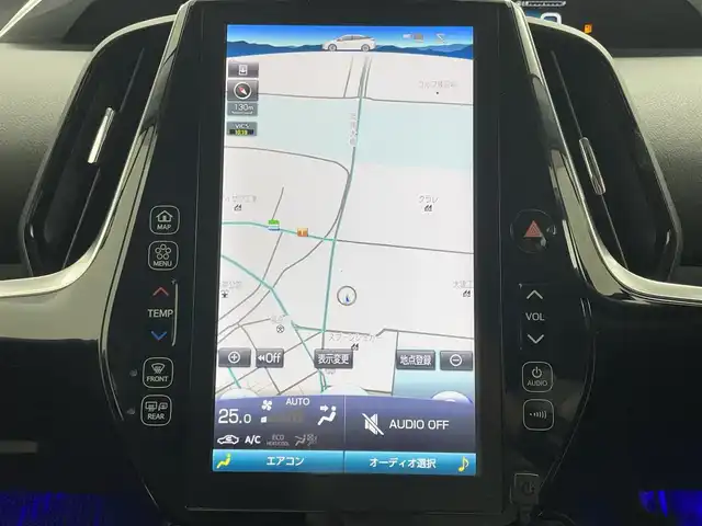 トヨタ プリウス A ツーリングセレクション 岡山県 2019(平31)年 5.4万km ホワイトパールクリスタルシャイン 純正１１.6インチナビ/（フルセグTV/Bluetooth/USB）/衝突軽減ブレーキ/レーダークルーズコントロール/黒合皮シート/ビルトインETC2.0/テレビキャンセラー/シートヒーター/ＬＥＤヘッドライト　/オートハイビーム/バックカメラ/ドライブレコーダー/ブラインドスポットモニター/アイドリングストップ/プッシュスタート/スマートキー×2/取扱説明書/新車保証書