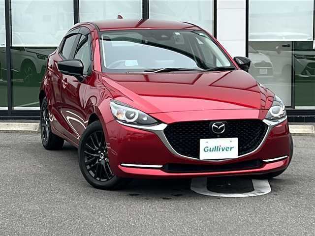 マツダ マツダ２ XD ブラックトーンエディション 岐阜県 2022(令4)年 3.1万km ソウルレッドクリスタルM 純正ナビ　/全方位カメラ　/前後ドライブレコーダー　/レーダークルーズコントロール　/前後コーナーセンサー　/レーンキープアシスト　/横滑り防止装置　/アイドリングストップ/ＬＥＤヘッドライト　/オートライト　/プッシュスタート　/スペアキー/純正16インチアルミホイール/純正フロアマット