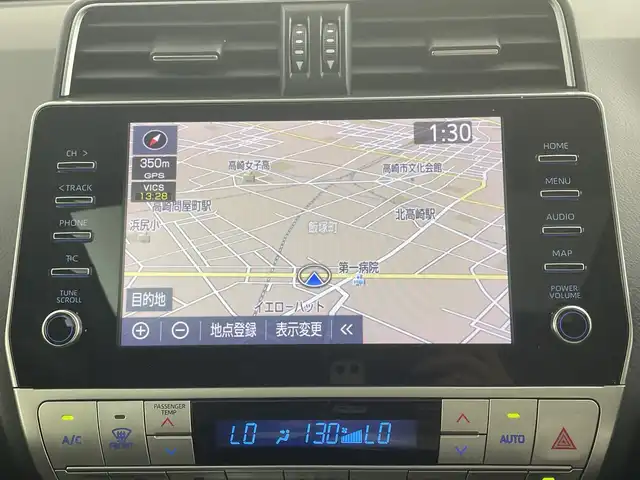 トヨタ ランドクルーザー プラド TX Lパッケージ 群馬県 2021(令3)年 4.7万km ブラック 雹害　純正９型ナビ　フルセグＴＶ　全周囲カメラ　サンルーフ　シートヒーター／エアーシート　衝突被害軽減ブレーキ　レーンアシスト　パワーシート　オートハイビーム　ＢＳＭ　ＬＥＤ　ＥＴＣ２．０　禁煙車